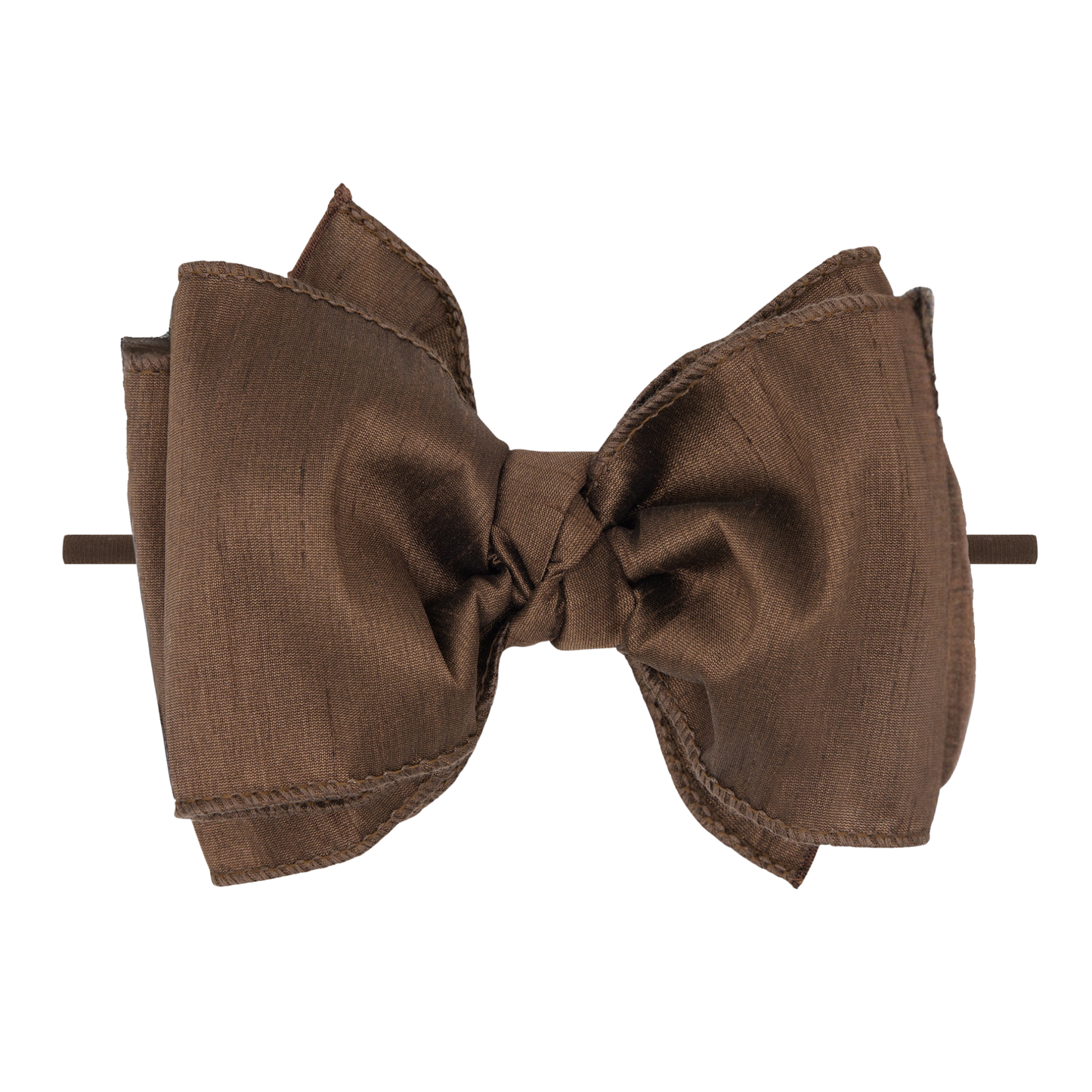 Baby Bling® Faux Silk Big Classic Bow Skinny on Nylon