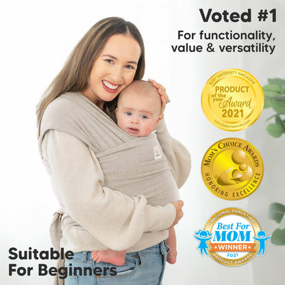 KeaBabies Original Baby Wrap Carrier