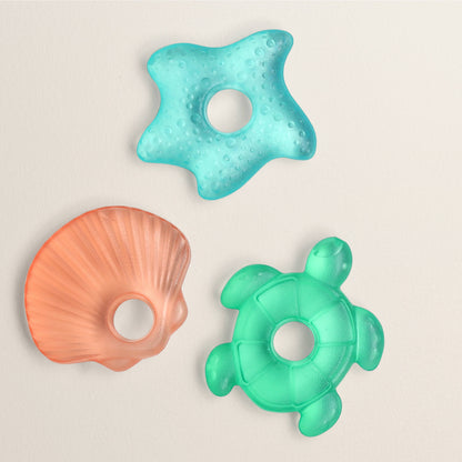 Cutie Coolers™ Water Filled Teethers (3-pack) Seaside