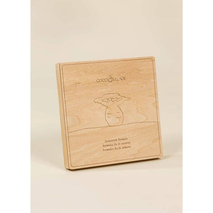 Wooden Balance Puzzle - Safari (8 pcs)