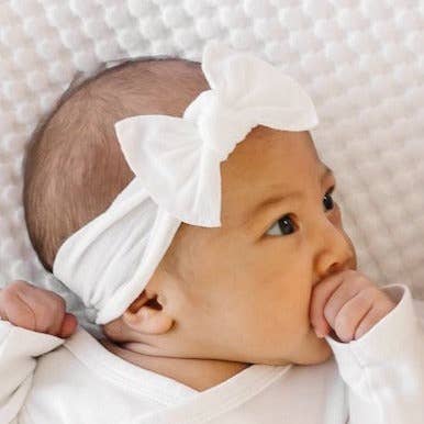 Baby Bling® Itty Bitty Knot small soft nylon bow headband