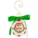 Merry Christmas Ceramic Ornament