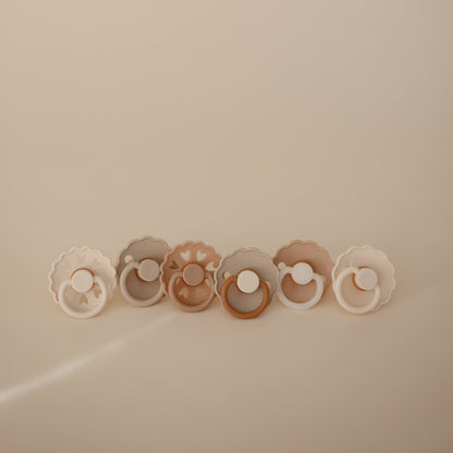 FRIGG Natural Rubber Pacifier 6-Pack