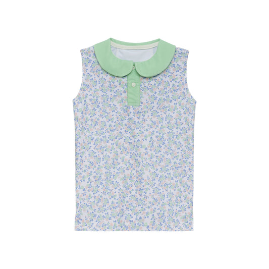 floral girly girl tank