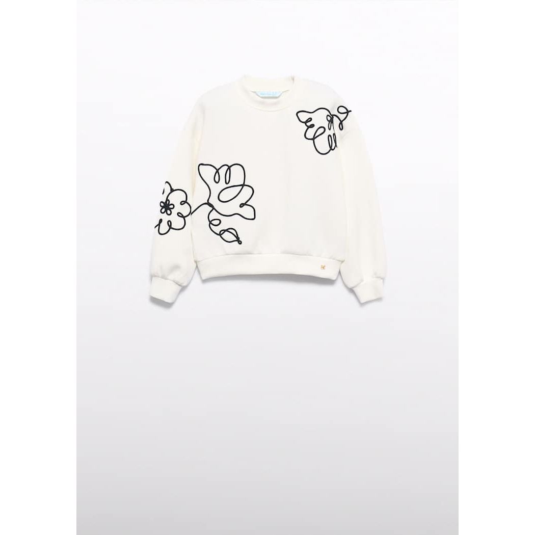 Girl Embroidered Sweatshirt