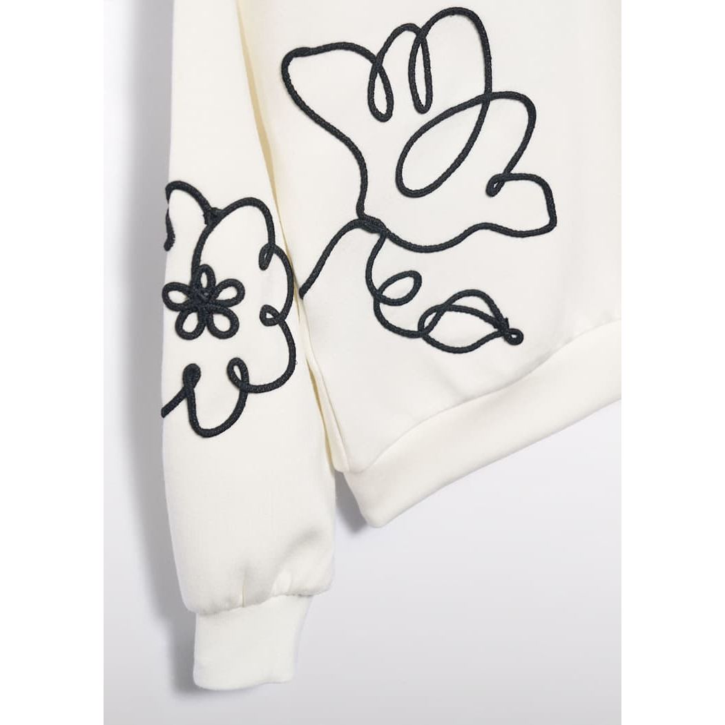 Girl Embroidered Sweatshirt