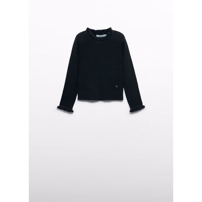 Girl Ribbed Knit Turtleneck