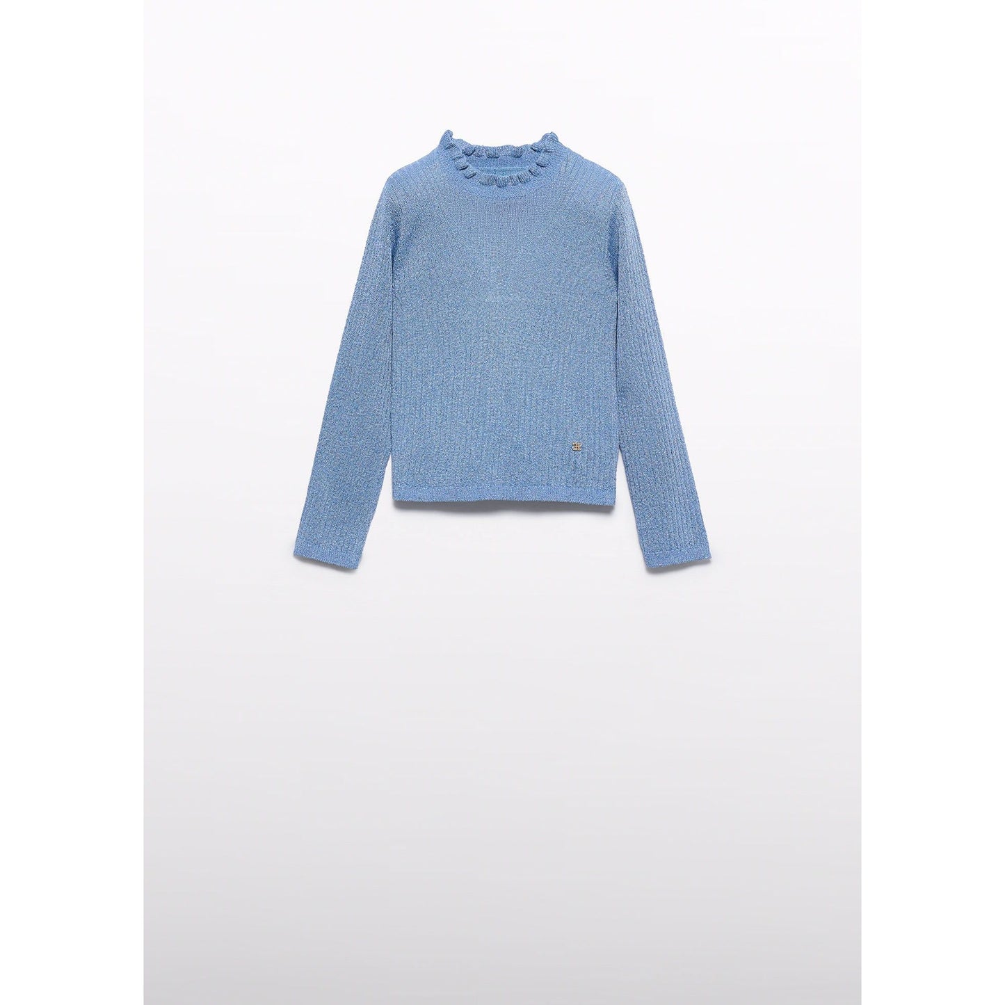 Girl Ribbed Knit Turtleneck