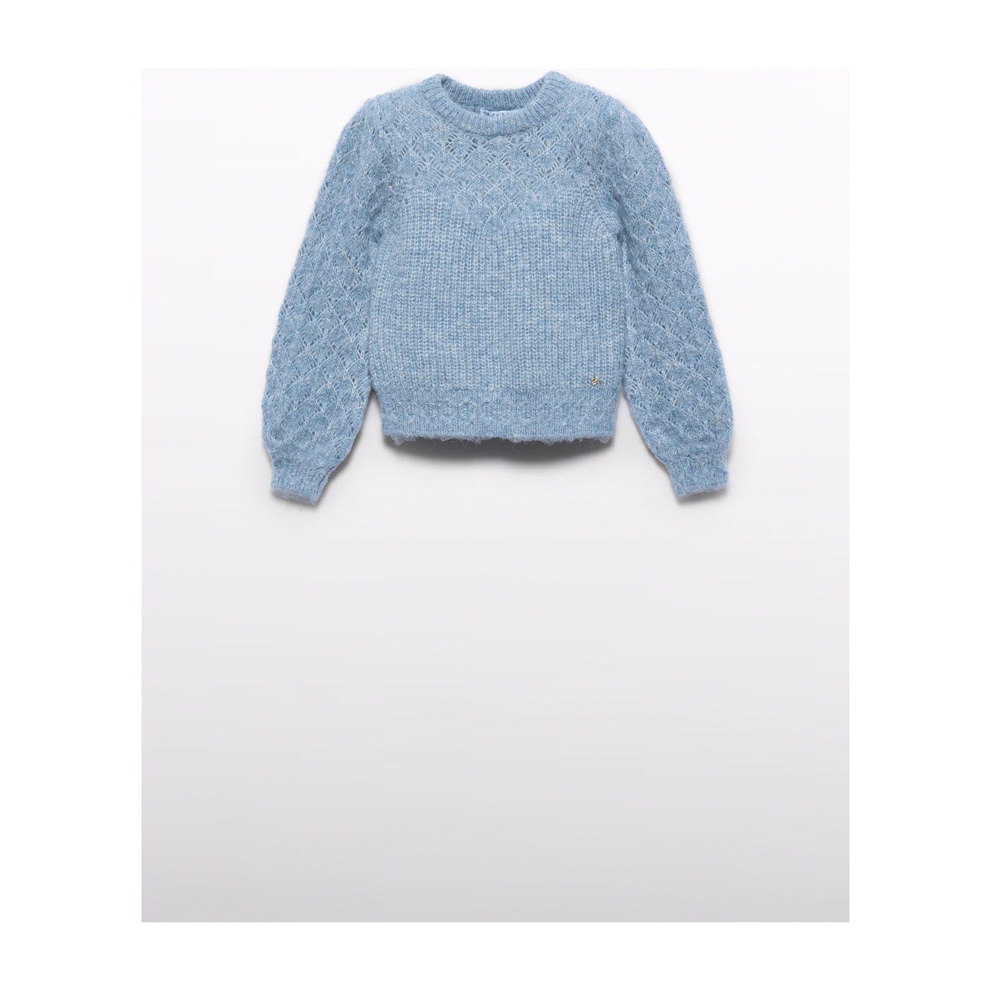 Girls openwork sweater