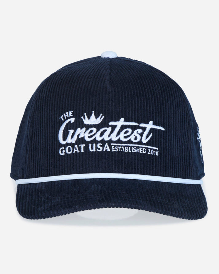 GOAT USA Crowned Greatness Corduroy Hat