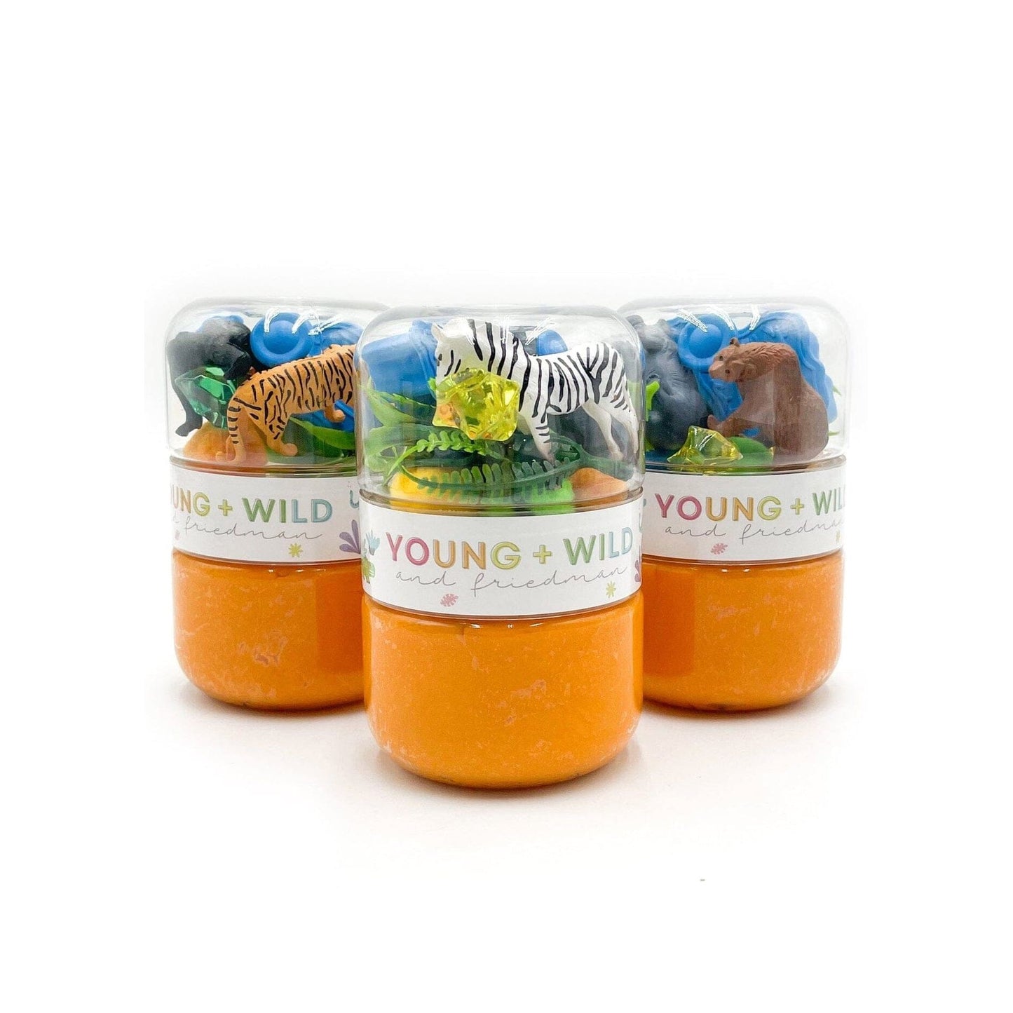 Grab & Go Dough Jar - Zoo - WS