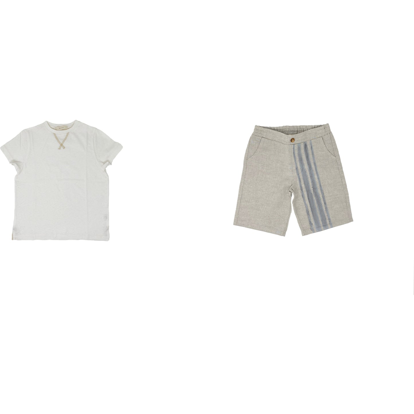 Boys Linen Short Set