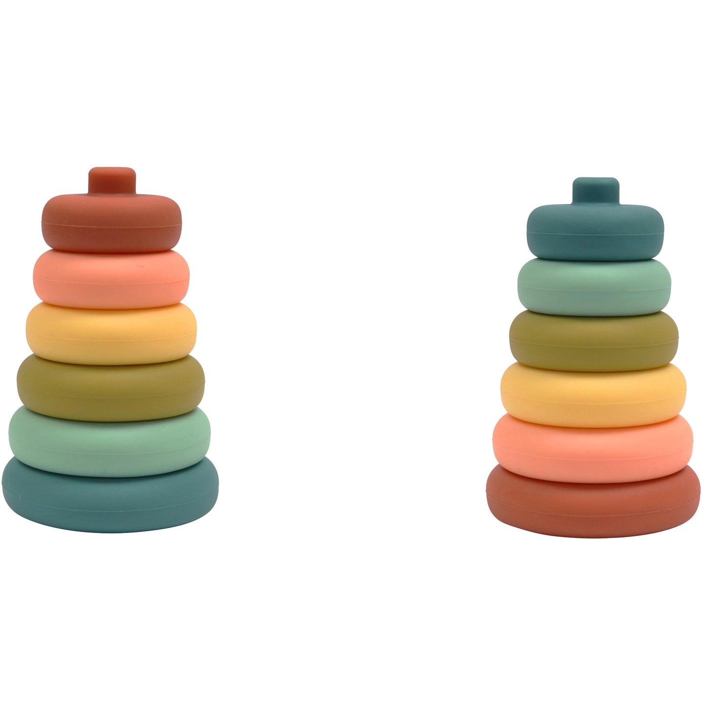 Silicone Stacker in Cherry or Blueberry