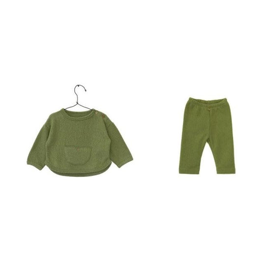 OLIVE LS AND OLIVE PANT