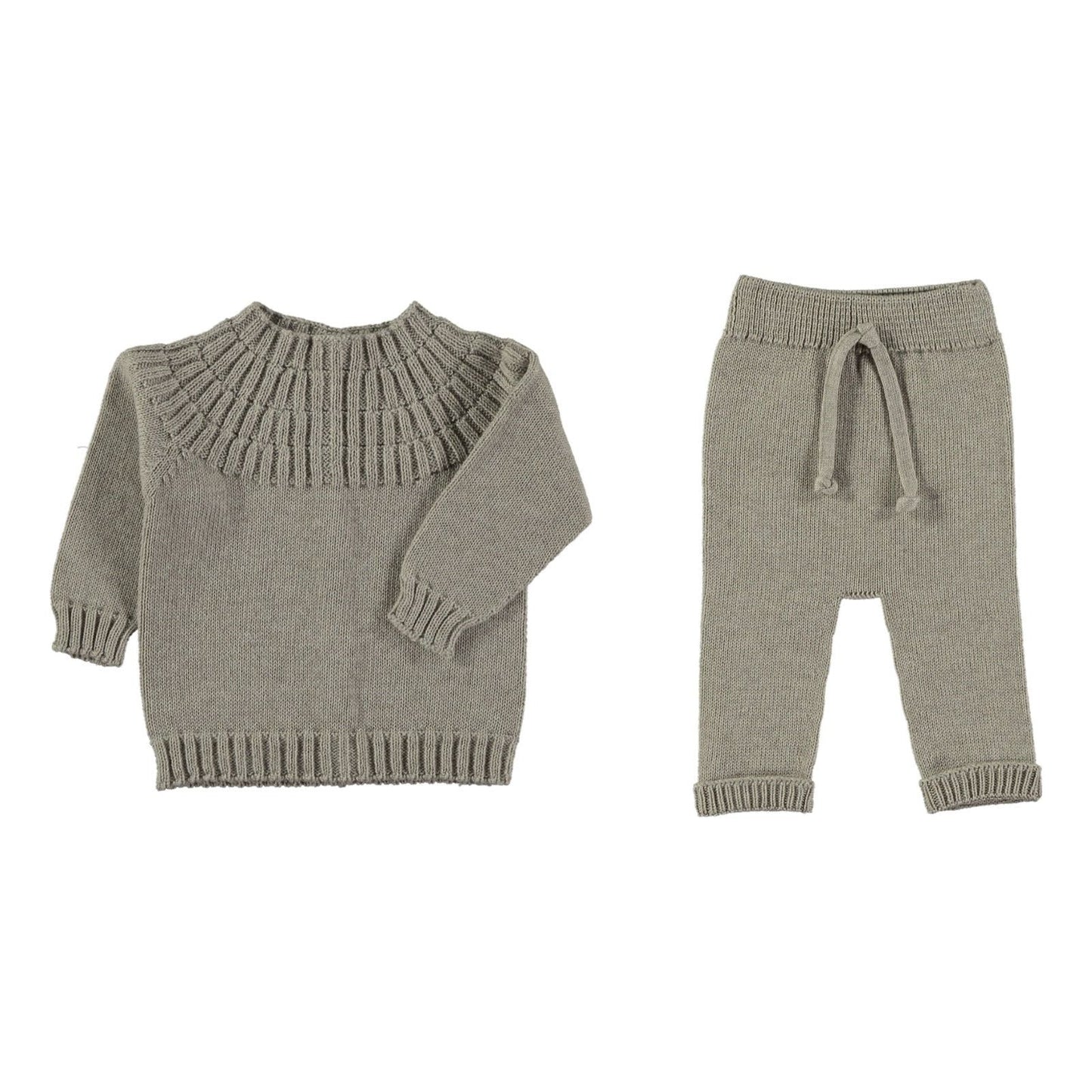 Cotton Knit Sweater and Legging Set