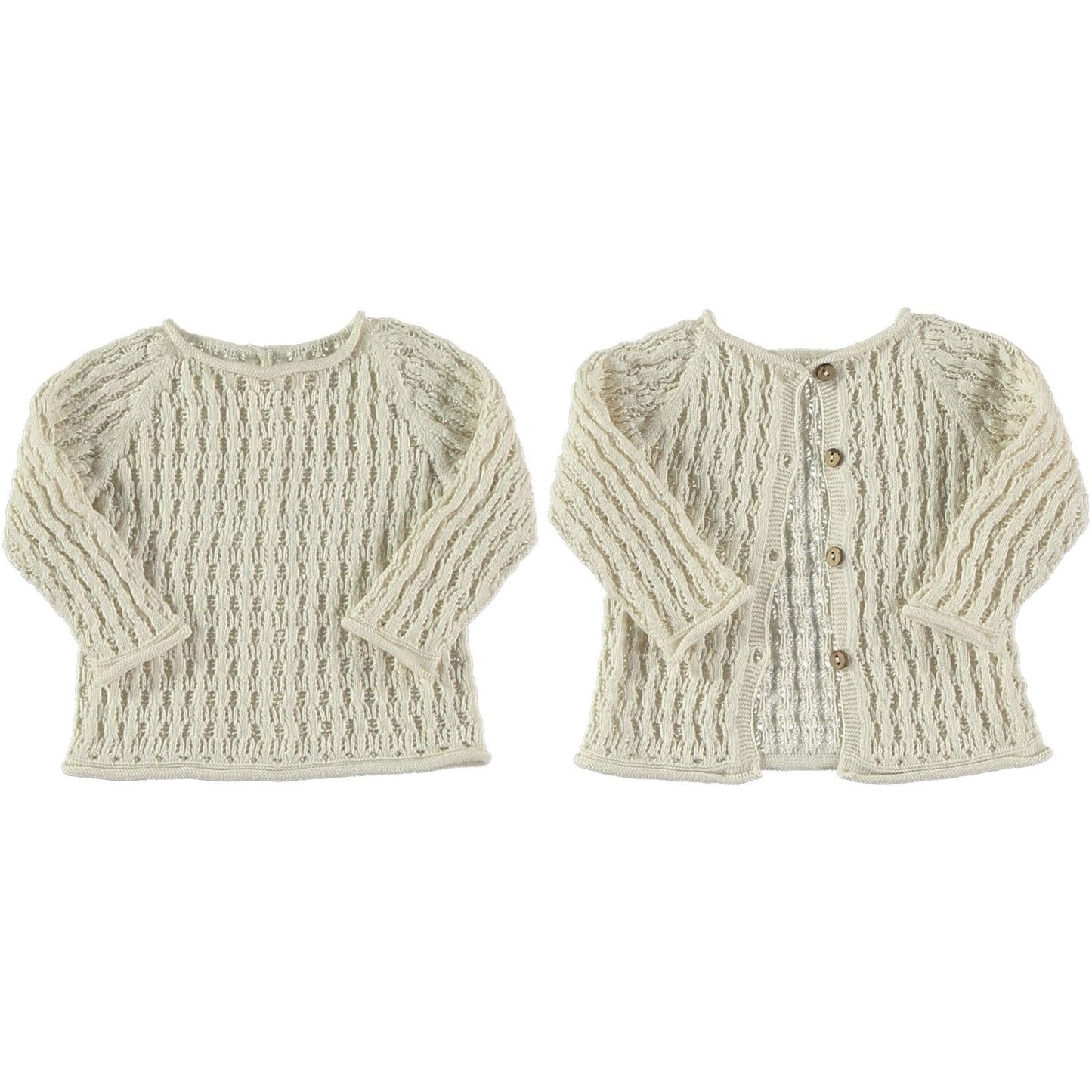 Cotton Knit Cardigan/Sweater