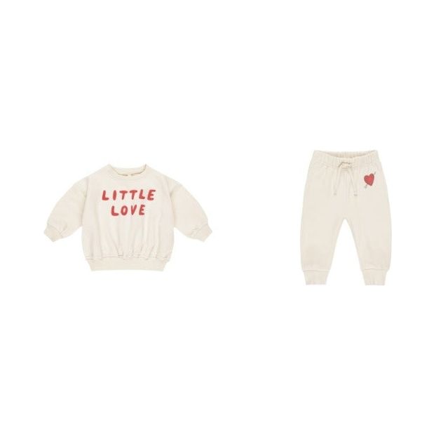 RELAXED FLEECE SWEATSUIT || CUPID