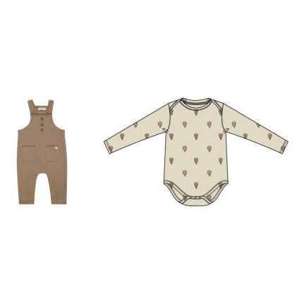 Baby Overall and onesie w/Air Balloons