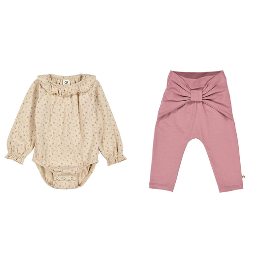 Aster frill collar l/s body and Pant