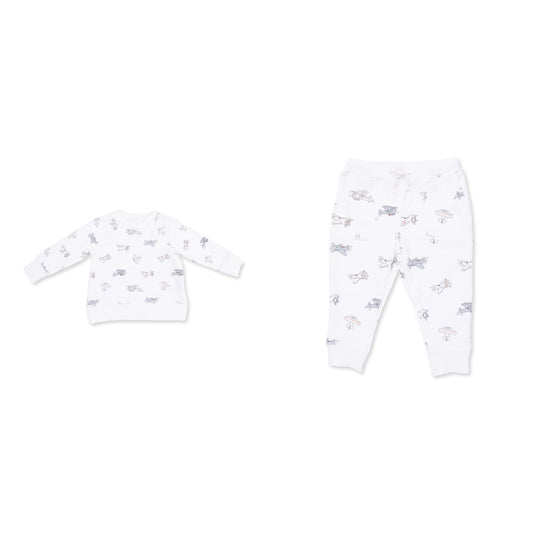 Boys Vintage Airplane Sweatsuit