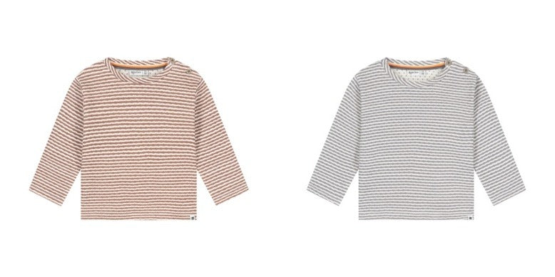 BABY BOYS LONGSLEEVE STRIPE T-SHIRT