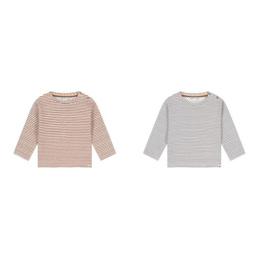 BABY BOYS LONGSLEEVE STRIPE T-SHIRT