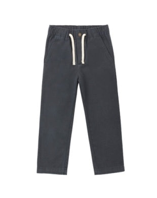 RUGBY POLO SAGE STRIPE AND KALEN PANT MIDNIGHT