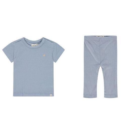 BABY SHORT SLEEVE LEGGING SET