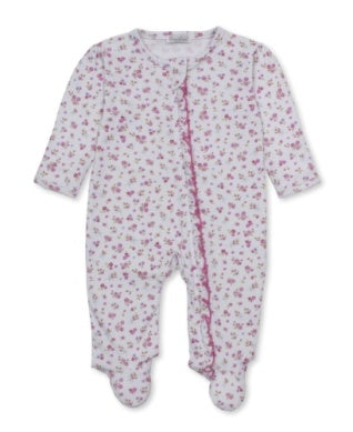 footie w/ zip prt - Rose Renaissance