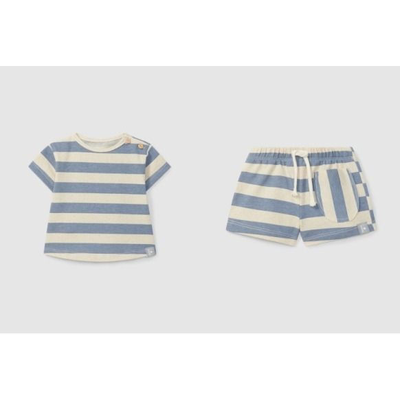 Boys Striped Short Set