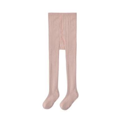RIBBED TIGHTS ROSEWOOD