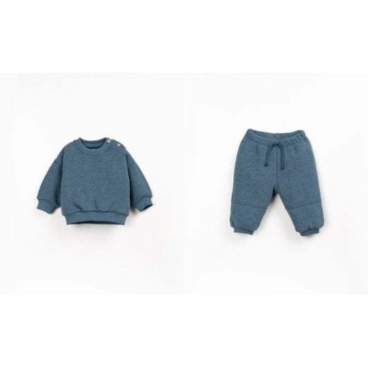 Blue Fleece Sweatsuit