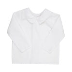 Peter Pan Collar Shirt - Onesie or Shirt - Broadcloth - LS