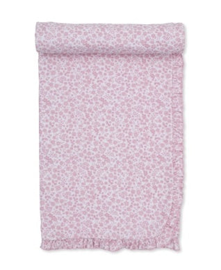 blanket prt - fall blooms pink