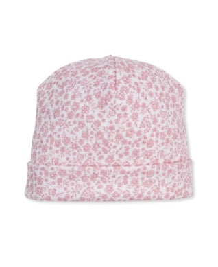 jacquard prt hat - fall blooms pink