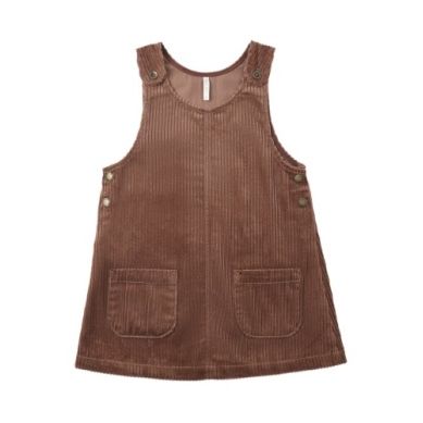 ODETTE OVERALL DRESS MULBERRY
