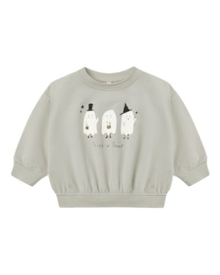 RELAXED FLEECE SWEATSHIRT TRICK OR TREAT