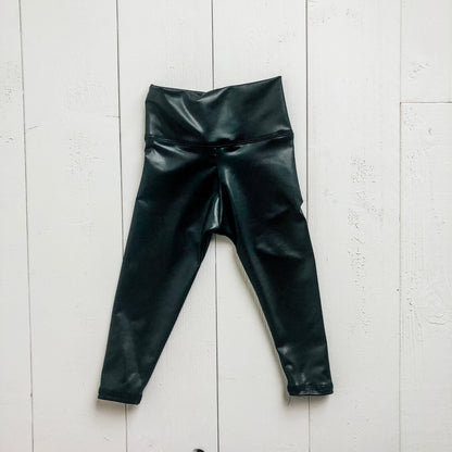Black Faux Leather Leggings