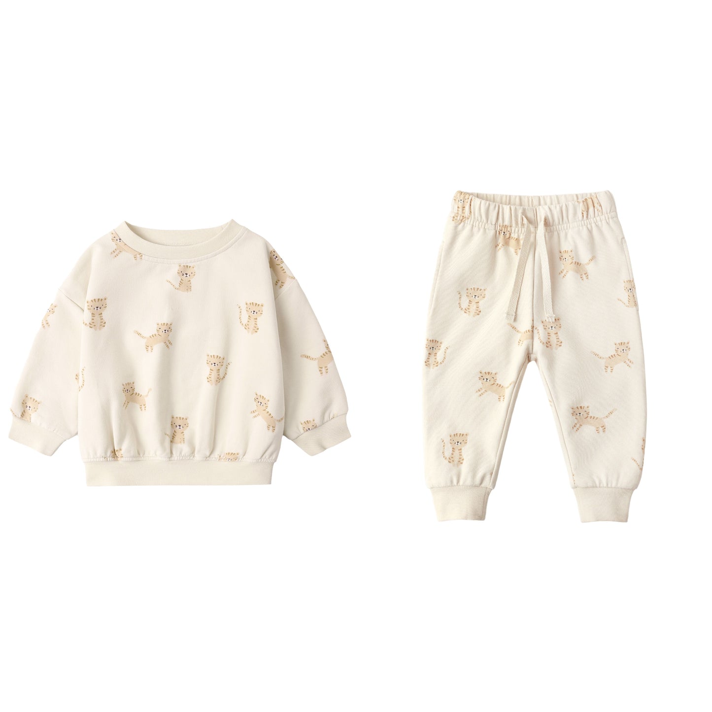 RELAXED SWEATSHIRT and SWEATPANT TIGERS