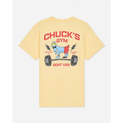 Chucks gym t shirt corn milk