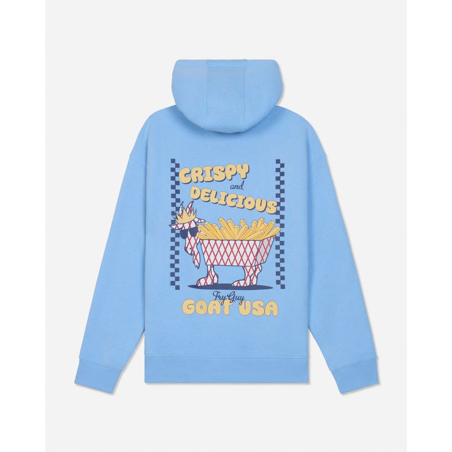 Carolina Blue fries hooded sweathsirt