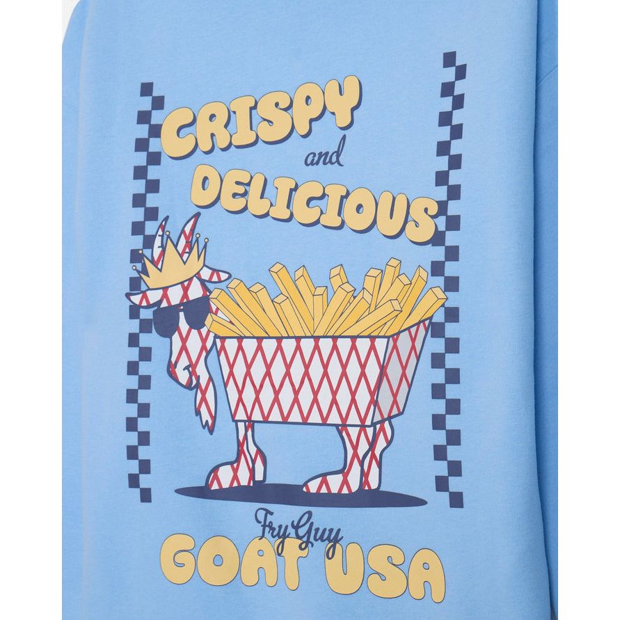 Carolina Blue fries hooded sweathsirt