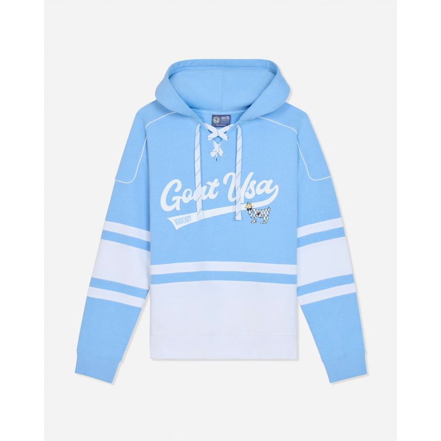 Hockey jersey hooded sweatshirt