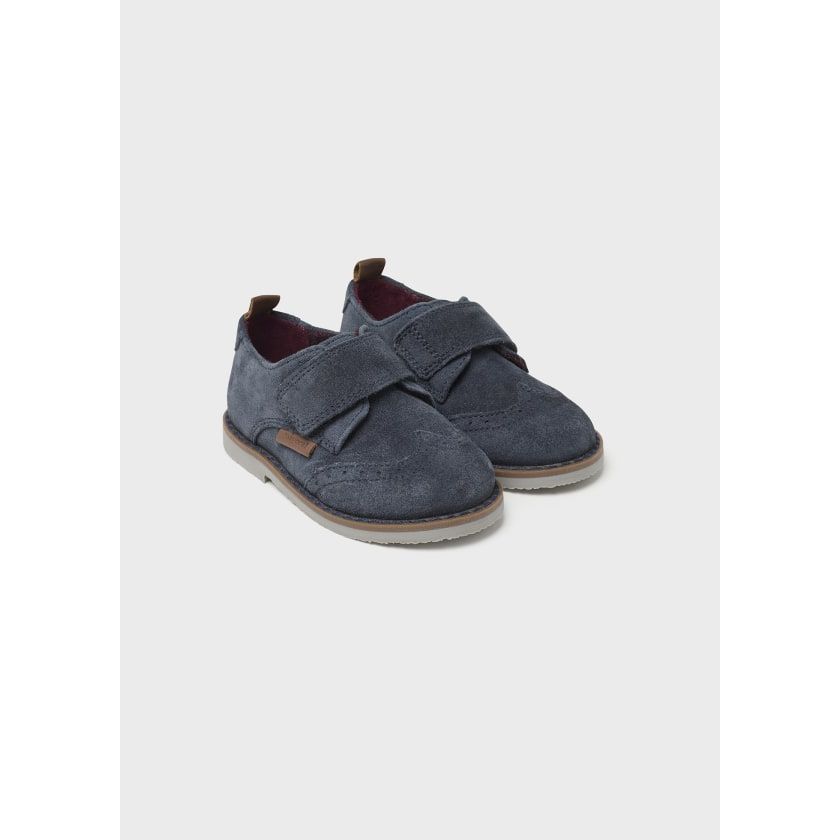 Leather oxford shoes Navy