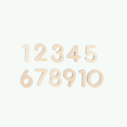 Wooden Numbers