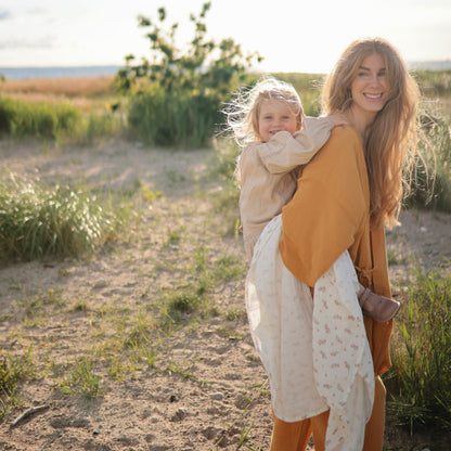 Organic Cotton Muslin Swaddle Blanket