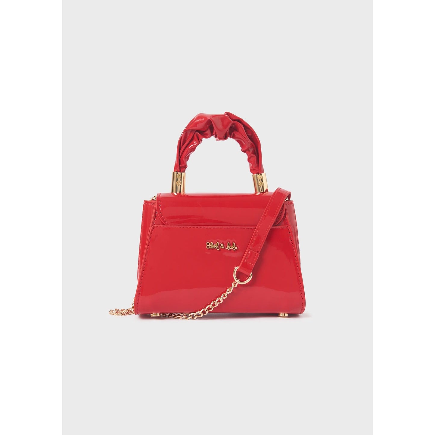 Patent Leather Handbag Girl Red or Black