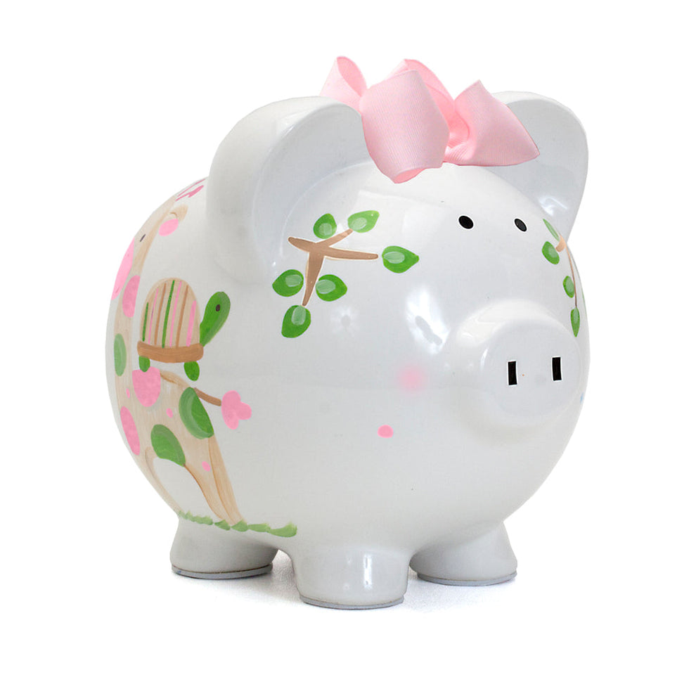 Pink Tropical Punch Large Piggy Bank
