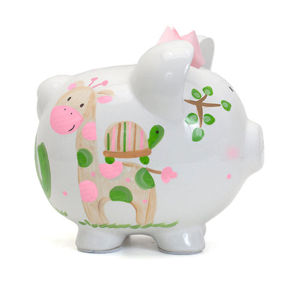 Pink Tropical Punch Large Piggy Bank