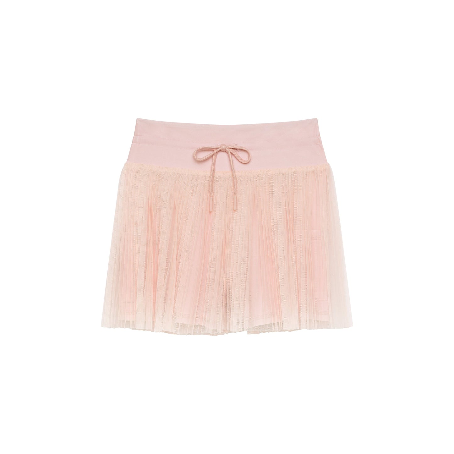 girls pink pleated skort